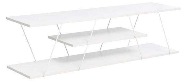 Comoda TV Tarsa, culoare alb, 120 x 30 x 33 cm