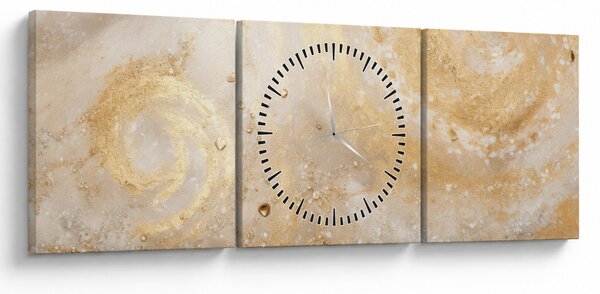 Tablou - Textura modelată (cu ceas) (90x30 cm)