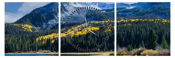 Tablou - Lost Lake, Oregon (cu ceas) (90x30 cm)