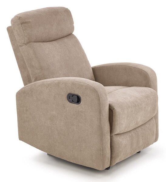 Fotoliu recliner Houston 1034Maro deschis, 8x8x10cm, Tapiterie