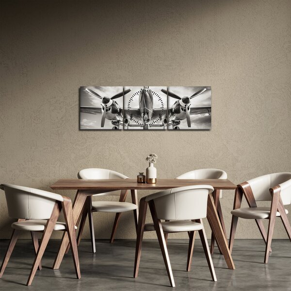 Tablou - Warbird (cu ceas) (90x30 cm)