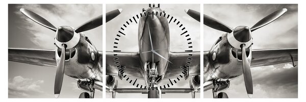 Tablou - Warbird (cu ceas) (90x30 cm)
