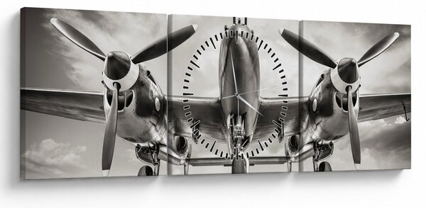 Tablou - Warbird (cu ceas) (90x30 cm)