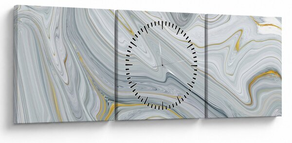 Tablou - Abstracție (cu ceas) (90x30 cm)