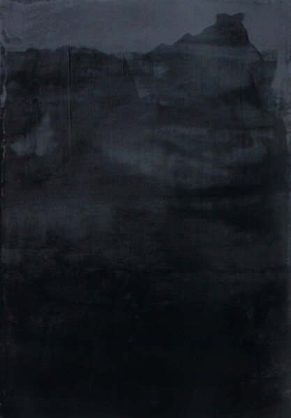 Covor Balu negru 60/90 cm