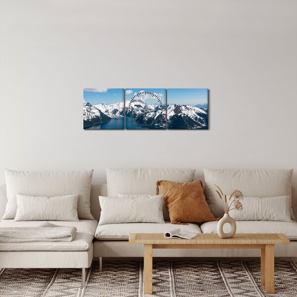Tablou - Parcul Garibaldi (cu ceas) (90x30 cm)