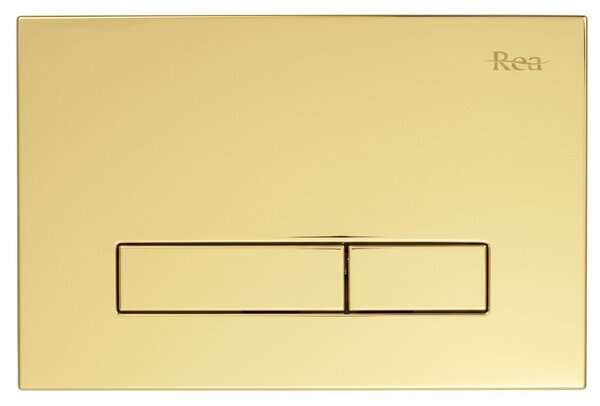 Set Cadru Îngropat Slim 024N pentru WC cu Buton HD Gold