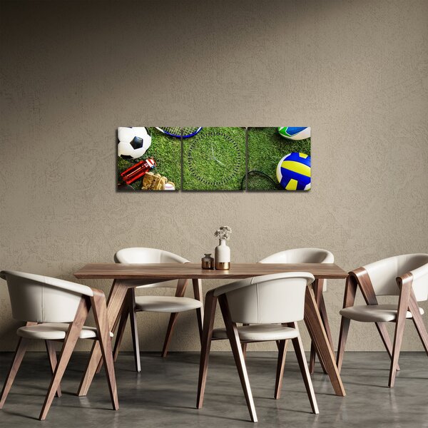 Tablou - Sport (cu ceas) (90x30 cm)