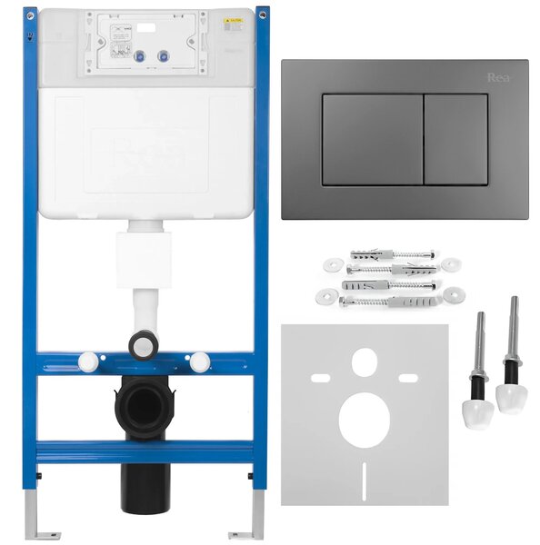 Cadru WC încastrat K011A-Q Rea cu buton J Titan