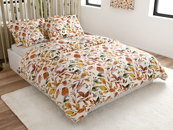 Lenjerie de pat din microfibra AUTUMN LEAVES colorata Dimensiune lenjerie de pat: 70 x 90 cm | 140 x 220 cm