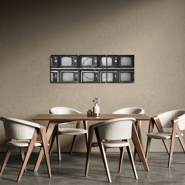 Tablou - Retro TV (cu ceas) (90x30 cm)