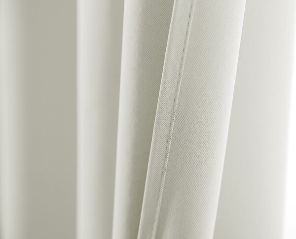Draperie alb-crem OXFORD 140x250 cm Agatat: Inele metalice