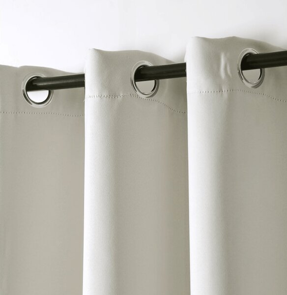 Draperie alb-crem OXFORD 140x250 cm Agatat: Inele metalice