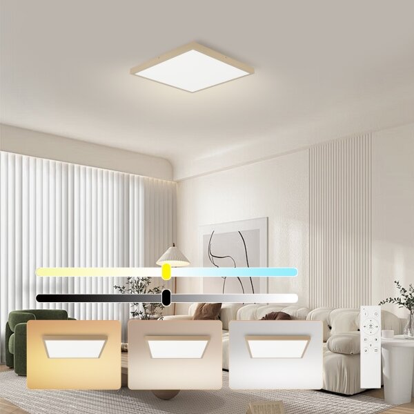 Brilagi - Lampă de baie FRAME SMART LED dimabilă, 50W/230V, 60x60, IP44 + telecomandă