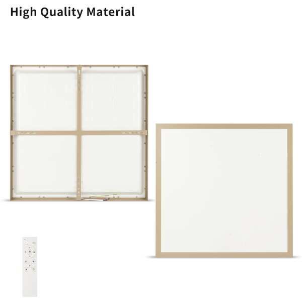 Brilagi - Lampă de baie FRAME SMART LED dimabilă, 50W/230V, 60x60, IP44 + telecomandă