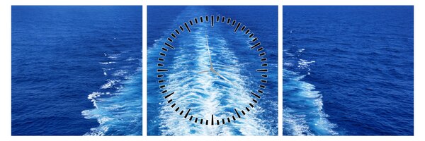 Tablou - Marea (cu ceas) (90x30 cm)