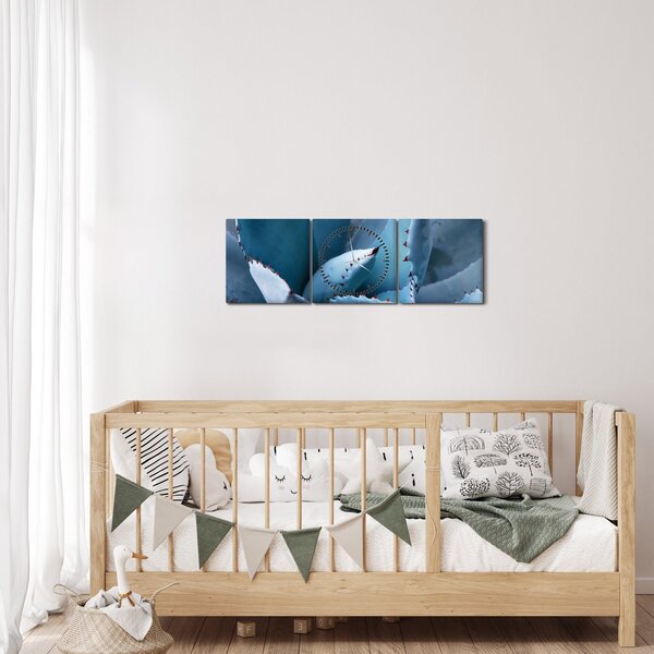 Tablou - Agave (cu ceas) (90x30 cm)