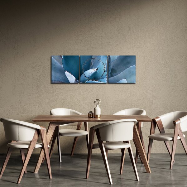 Tablou - Agave (cu ceas) (90x30 cm)
