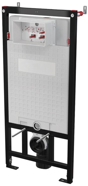 Deante Easy Lock, modul WC încastrat pentru vase suspendate, rezervor 4/2 l 510x1176 mm, negru, CSTEWC01