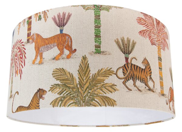 Abajur din material textil multicolor cu imprimeu animal 50/50/25
