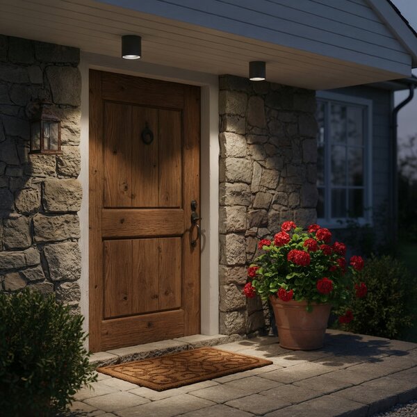 IDEAL LUX Ideal Lux plafonieră Gun, antracit, aluminiu, IP44, GU10, reglabil, Gri, Baie, Aluminiu
