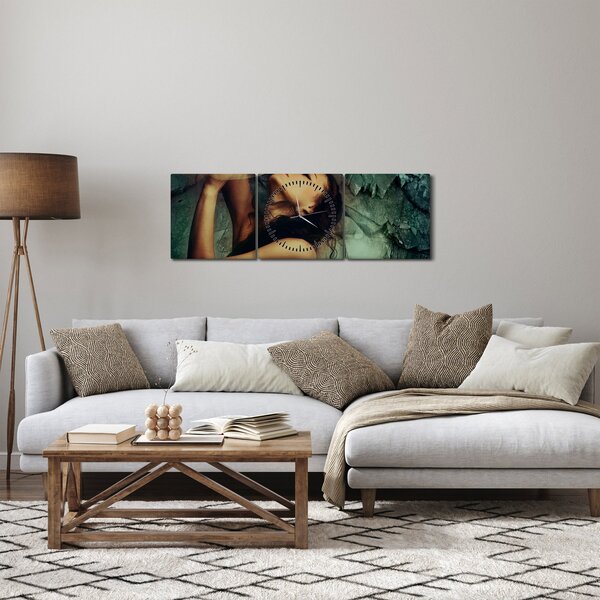 Tablou - Muza (cu ceas) (90x30 cm)