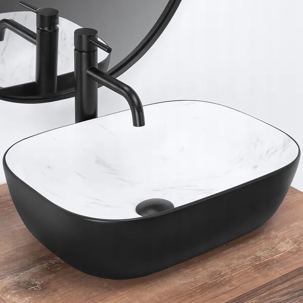 Lavoar pentru blat Rea Belinda Black Calala mat