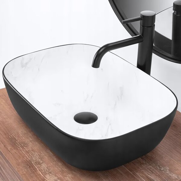 Lavoar pentru blat Rea Belinda Black Calala mat