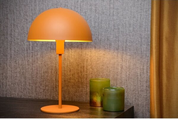 Lampă de masă Lucide 45596/01/44 SIEMON 1xE14/25W/230V portocaliu