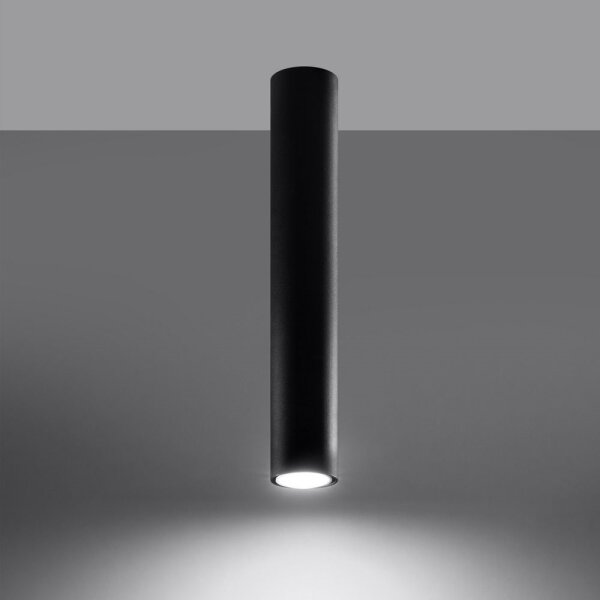 Spot LAGOS 1xGU10/40W/230V 40 cm negru Sollux SL.1002