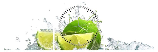 Tablou - Limes (cu ceas) (90x30 cm)