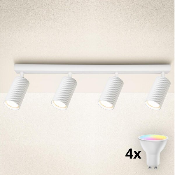 Brilagi - Spot LED RGBW dimmabil SELE MODERN 4xGU10/4,8W/230V alb