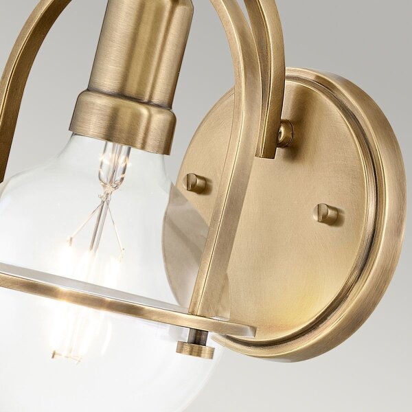 Quintiesse QN-SOMERSET1-C-HB - Lampă de perete SOMERSET, 1xE27/60W/230V, finisaj auriu
