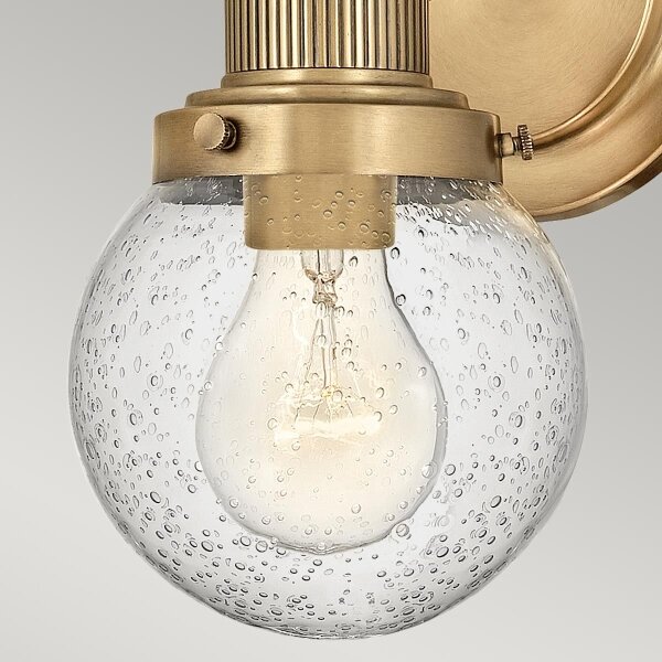 Quintiesse QN-POPPY1-HB-BATH - Aplică de perete pentru baie POPPY 1xE27/60W/230V IP44 auriu