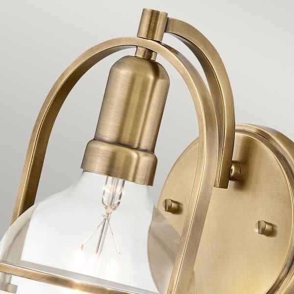 Quintiesse QN-SOMERSET1-C-HB - Lampă de perete SOMERSET, 1xE27/60W/230V, finisaj auriu