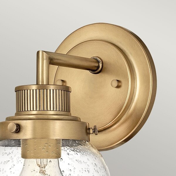 Quintiesse QN-POPPY1-HB-BATH - Aplică de perete pentru baie POPPY 1xE27/60W/230V IP44 auriu