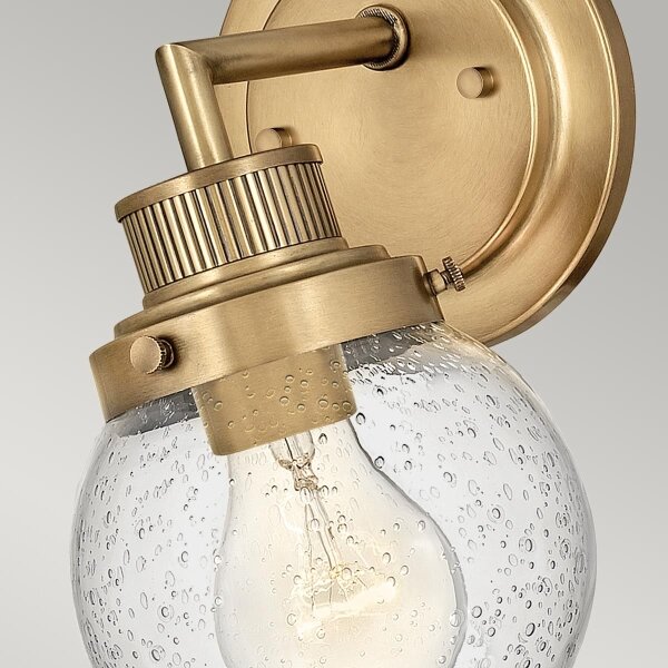Quintiesse QN-POPPY1-HB-BATH - Aplică de perete pentru baie POPPY 1xE27/60W/230V IP44 auriu