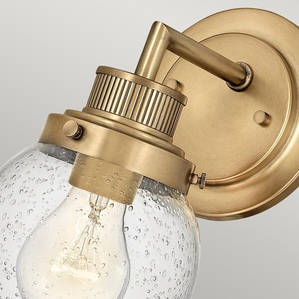 Quintiesse QN-POPPY1-HB-BATH - Aplică de perete pentru baie POPPY 1xE27/60W/230V IP44 auriu