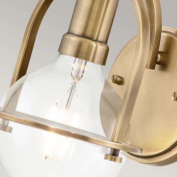 Quintiesse QN-SOMERSET1-C-HB - Lampă de perete SOMERSET, 1xE27/60W/230V, finisaj auriu
