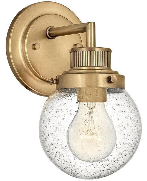 Quintiesse QN-POPPY1-HB-BATH - Aplică de perete pentru baie POPPY 1xE27/60W/230V IP44 auriu