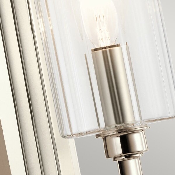 Quintiesse QN-KIMROSE1-PN -Aplică de perete KIMROSE 1xE14/40W/230V crom lucios