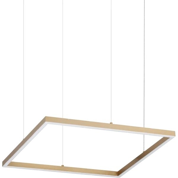 Ideal Lux - Lustră LED suspendată pe cablu ORACLE SLIM LED/33W/230V CRI 90 50x50 cm, finisaj auriu