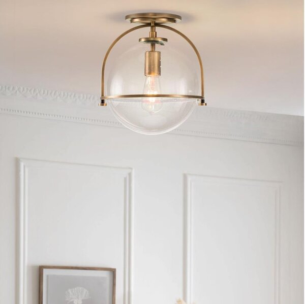 Plafonieră SOMERSET Quintiesse QN-SOMERSET-F-C-HB, 1xE27/60W/230V, aurie