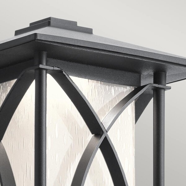 Quintiesse QN-ASHBERN-M - Aplică de perete pentru exterior ASHBERN M, 1xE27/60W/230V, IP44