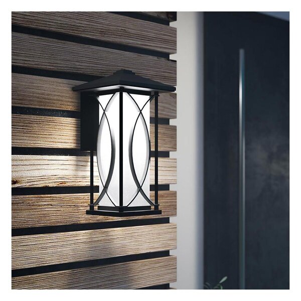 Quintiesse QN-ASHBERN-M - Aplică de perete pentru exterior ASHBERN M, 1xE27/60W/230V, IP44