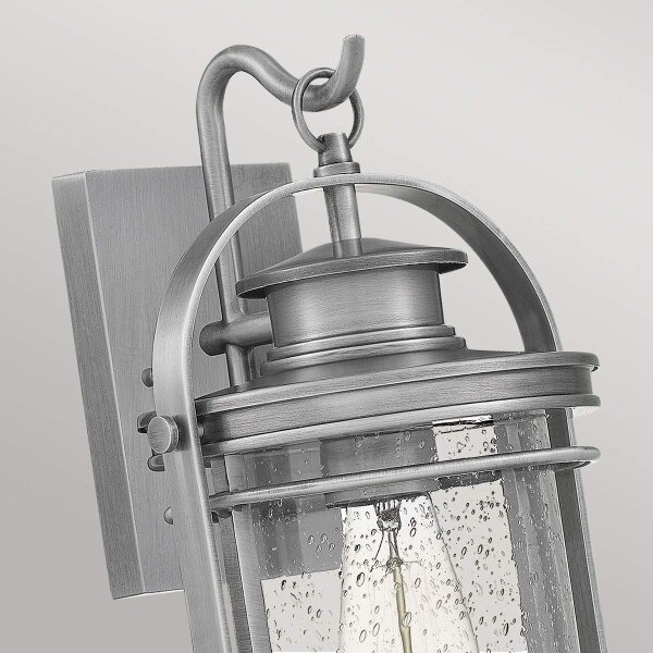 Quintiesse QN-BOOKER-M-IA - Lampă de perete pentru exterior BOOKER M 1xE27/60W/230V IP44 crom mat