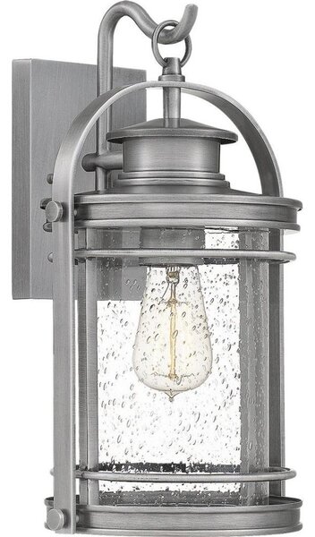 Quintiesse QN-BOOKER-M-IA - Lampă de perete pentru exterior BOOKER M 1xE27/60W/230V IP44 crom mat