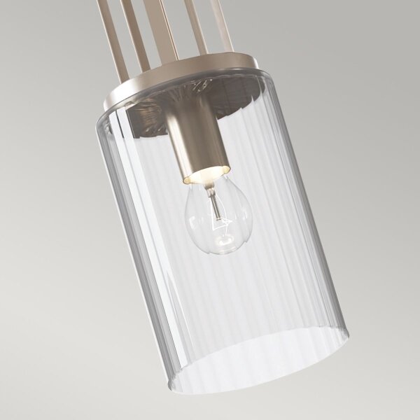 Quintiesse QN-KIMROSE-MP-PN - Lustră pe tijă KIMROSE 1xE27/60W/230V crom lucios