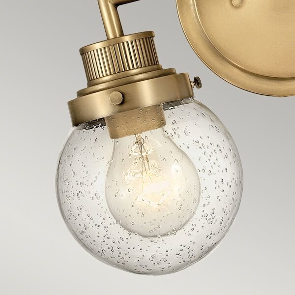 Quintiesse QN-POPPY2-HB-BATH - Aplica de perete pentru baie POPPY, 2 x E27, 60W, 230V, IP44, aurie