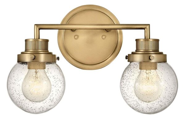 Quintiesse QN-POPPY2-HB-BATH - Aplica de perete pentru baie POPPY, 2 x E27, 60W, 230V, IP44, aurie